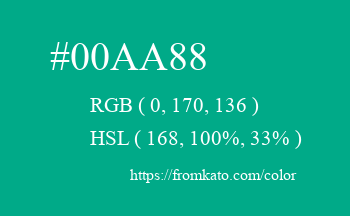 Color: #00aa88