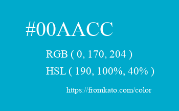 Color: #00aacc