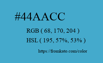 Color: #44aacc