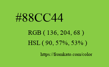 Color: #88cc44