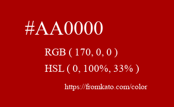 Color: #aa0000