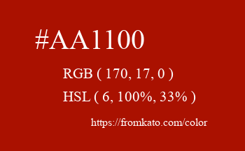 Color: #aa1100