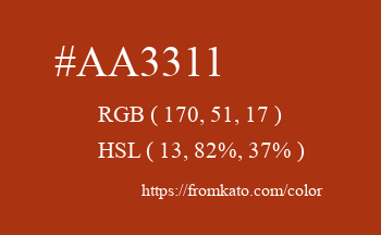 Color: #aa3311