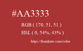 Color: #aa3333