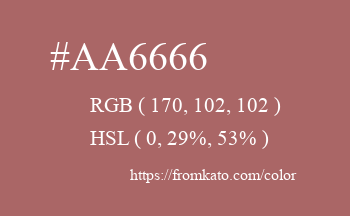 Color: #aa6666