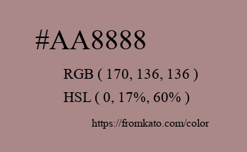 Color: #aa8888