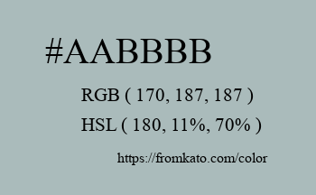 Color: #aabbbb