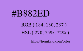 Color: #b882ed