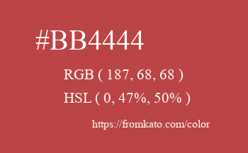 Color: #bb4444