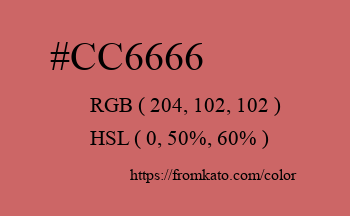 Color: #cc6666