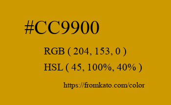 Color: #cc9900