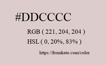 Color: #ddcccc