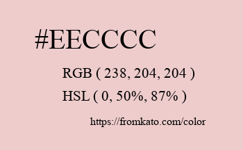 Color: #eecccc