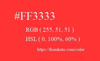 Color: #ff3333