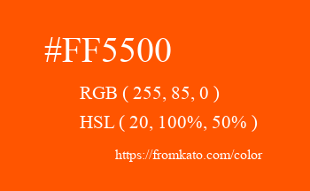 Color: #ff5500