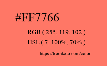 Color: #ff7766