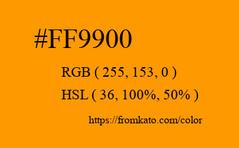 Color: #ff9900