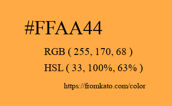 Color: #ffaa44