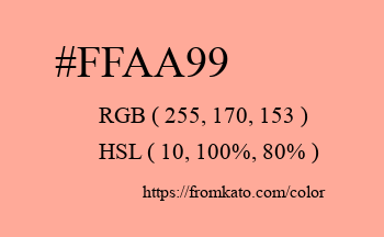 Color: #ffaa99
