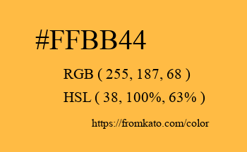 Color: #ffbb44