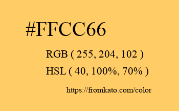 Color: #ffcc66