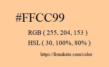 Color: #ffcc99