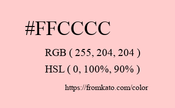 Color: #ffcccc